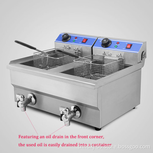 Oil Drain Valve for Funnel Cake / Donut Fryer